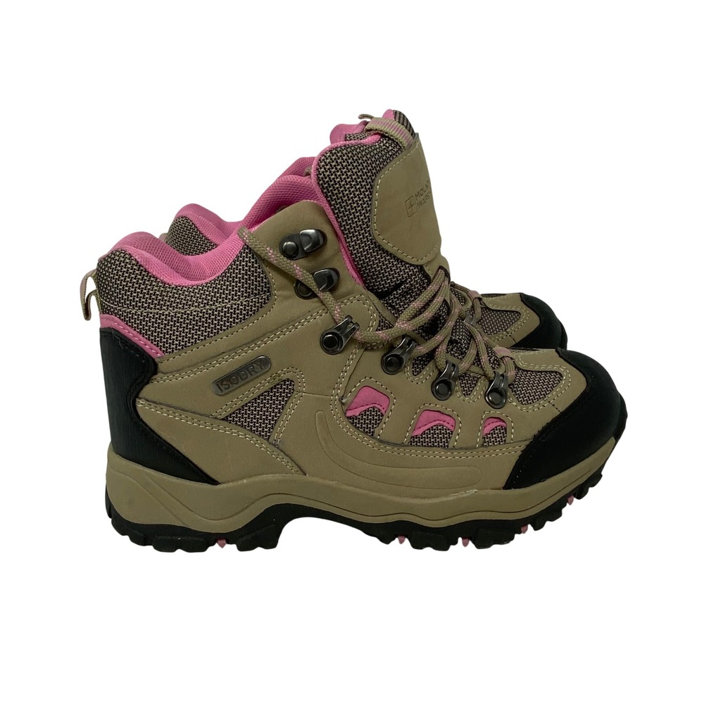 Mountain Warehouse IsoDry Hiking Boots Womens 6 Tan Pink Waterproof MWF40580/BEI